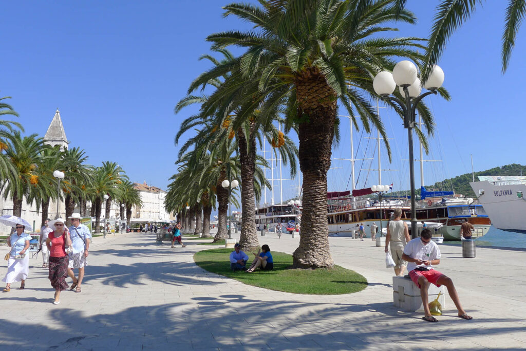 The Trogir waterfront, with its timeless allure, encapsulates the essence of coastal living.