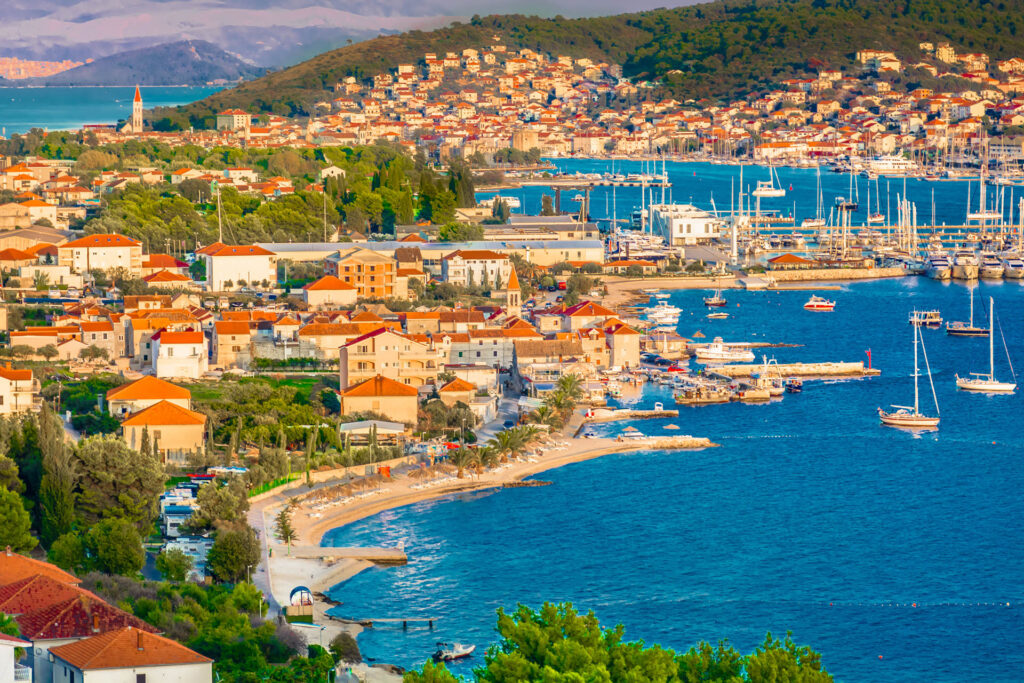 Trogir provides a diverse selection of apartments and hotels for accommodation.
